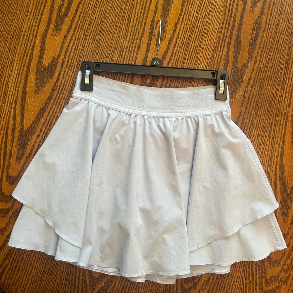 Lululemon Athletica Light Blue Court Rival Skirt